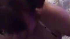 h cups bounce on a dildo