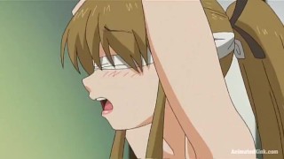 horny hentai housemaid has bdsm sex at home