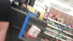 huge ass spanish milf is see thru spandex shorts