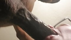 mature bbw gagging on my cock and cumming deep in her pussy