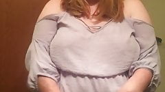 nerdy bbw in glasses stripping