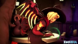 overwatch full hd [60fps] – fap of the game 3 (witch mercy edition)
