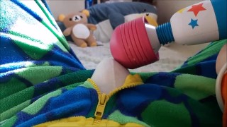 precious young boy cums in dino jammies & undies ♡