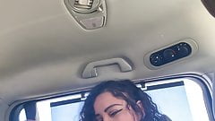 slut fucked me on my break, in the back of her van in public
