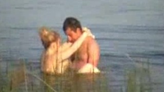 voyeur spy cam caught couple in the lake