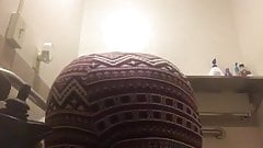 bbw in bathroom showing off her big fat ass