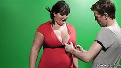 cheating bbw sucks and rides his horny cock