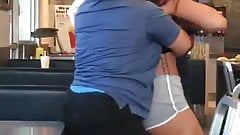 fast food real catfight