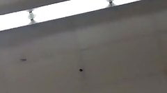 huge ass ebony granny, pretty blue panties and dress.