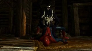 spiderman and the alien