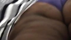 ssbbw big ass upskirt purple satin panties underneath