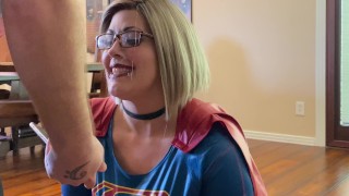 supergirl striptease and facial