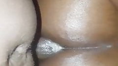 having rough anal sex with an ebony bbw