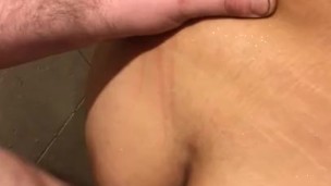 stepson gets caught watching mom showering, ends in sex