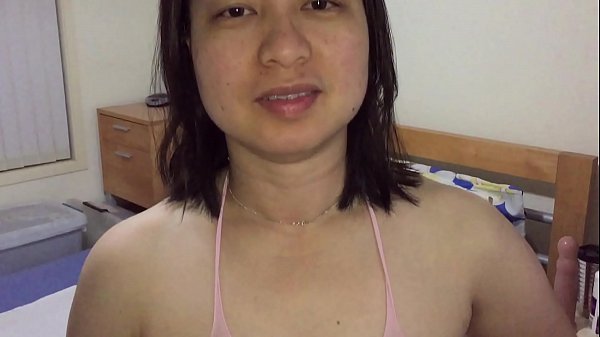 asian milf – pussy playing for xvideos fans in pink body stockings