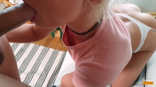 fit amateur girl gets deep anal and can't stop squirting on herself