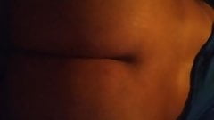 granny kitten shows her tiger her huge ass before anal pound