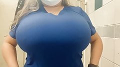 nurse in the bathroom