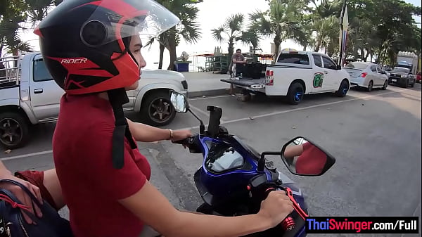 amateur thai teen girlfriend big titty fucked back in the hotel