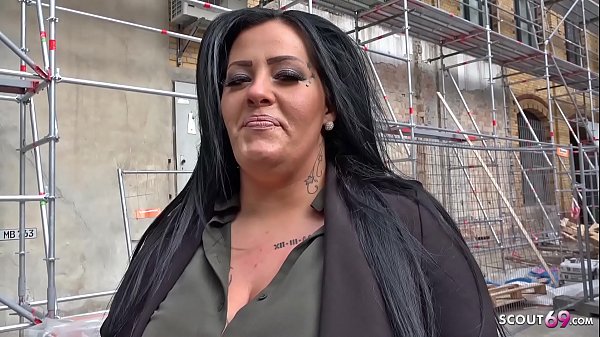 german scout – bbw teen ashley bei strassen casting gefickt