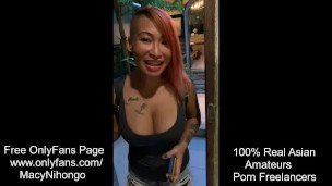 tinder girl in thailand. free sex with big boos local milf