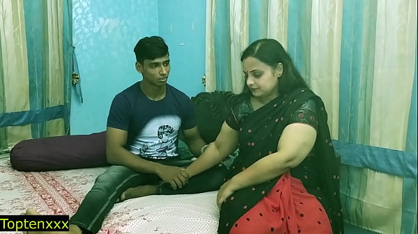 indian teen boy fucking his sexy hot bhabhi secretly at home !! best indian teen sex
