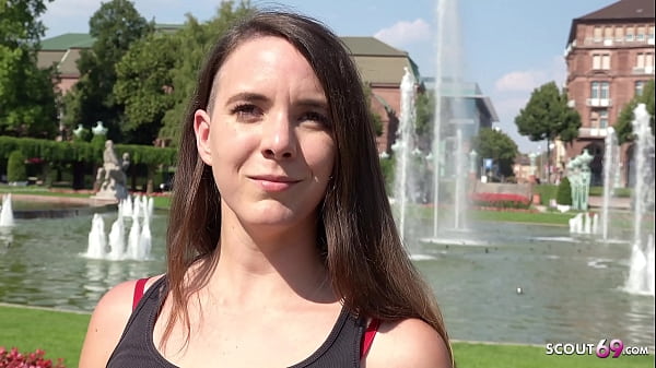 german scout – echter anal orgasmus outdoor sex für teen mina bei strassen casting