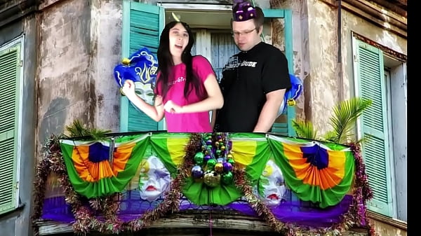 sexy mardi gras time starring alexandria wu