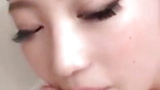 chinese model drinks my cum