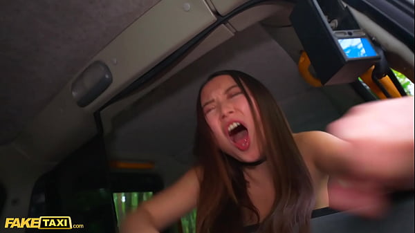 fake taxi asian yiming curiosity sucks cock after making a mess in cab