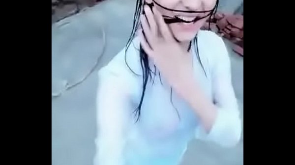 hot bangla big boobs in rain