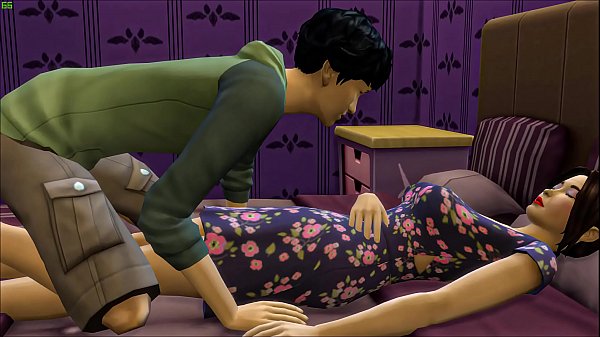 japanese son fucks asian mom after he masturbated watching porn videos in front of the computer