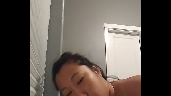 lucky korean bitch cheats on boyfriend with white stud