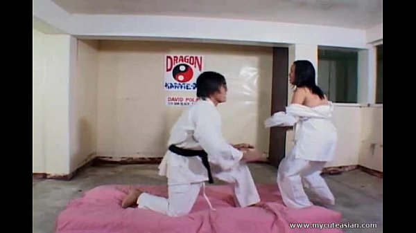 filipina slut fucked hard after karate
