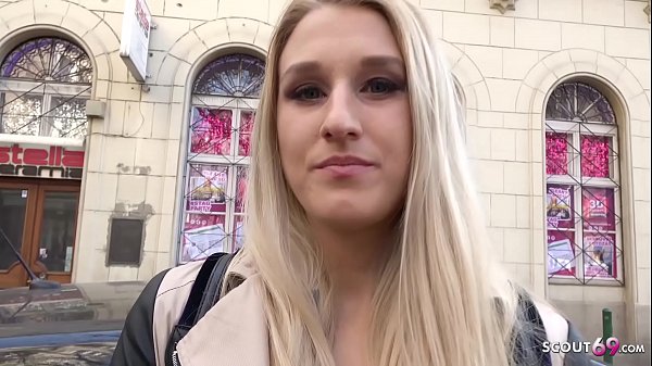 german scout – blonde diane anal gefickt bei echten casting