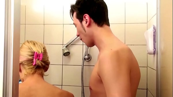 german step-mom help son in shower and seduce to fuck