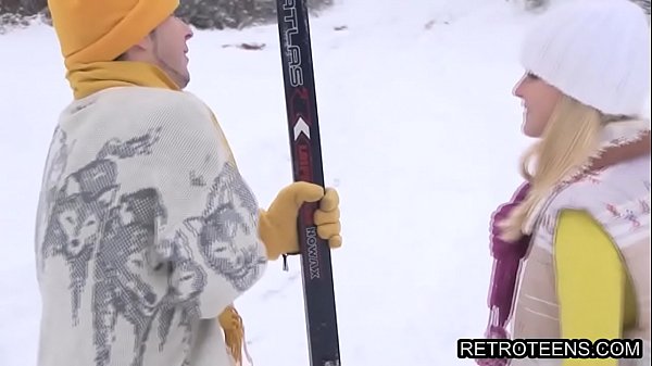 retro porn hot blonde teen fucked hard in a mountain cottage