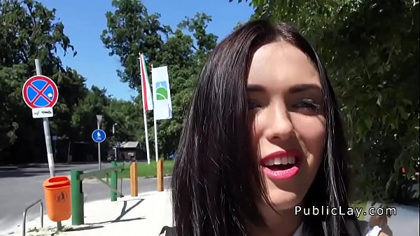 russian amateur babe bangs in woods