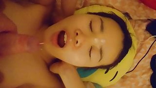 2nd cumshot and facial of the day