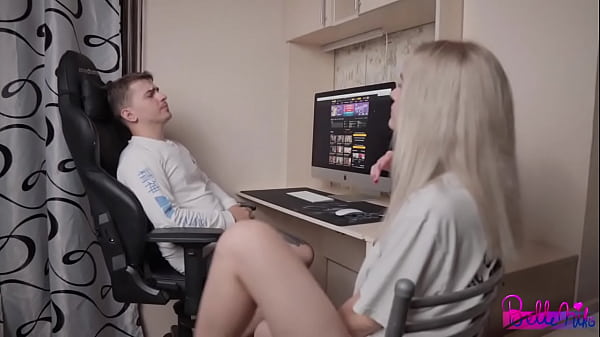 sexy tattooed blonde fucks stepbrother