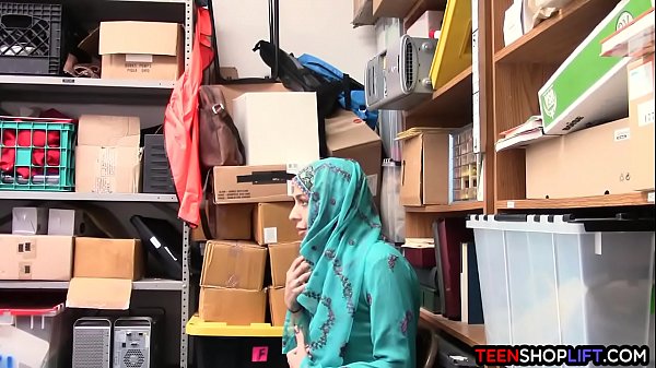 arab teen shoplifter caught and fucked by security
