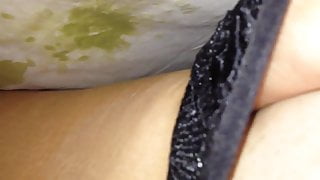 chinese mature pussy play under covers