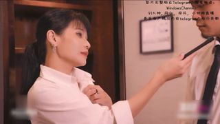chinese av originals, madou studio. sexy boss punishes employee