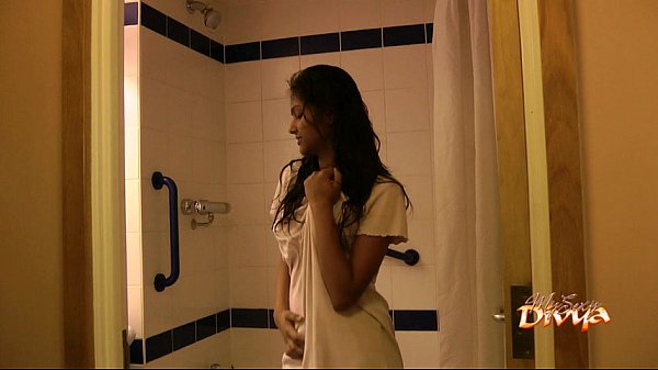indian pornstar babe divya seducing her fans with her sex in shower