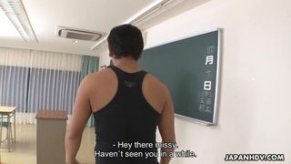 japanese teacher, rei haruka got fucked, uncensored