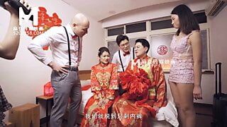 modelmedia asia – lewd wedding scene – liang yun fei – md-0232 – best original asia porn video