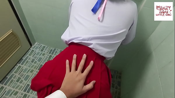 teenagers having sex with their sexy girlfriends in the bathroom inside college – lunch break time teen sex