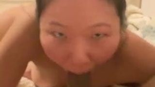 asian girlfriend loves big black cock