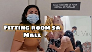 kakaba kantutan sa fitting room ng mall dami tao- risky sex in public  mall fitting room