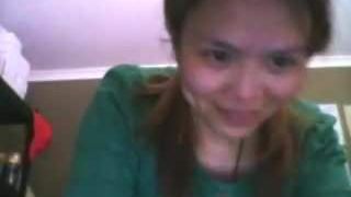 chinese wife fucking and swallowing cum on the webcam